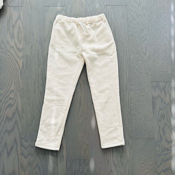 Cream 2-Piece  Sweat Pants Hoodie Set - Picture 6 of 10